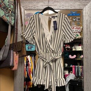 Black and White Romper